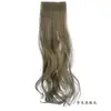 Peruca Feminina Cabelo Longo Destaque Tintura Gradiente Invisível Natural Uma Peça Grampo de Cabelo Liso Cam Peruca de Cabelo Pendurada Peruca de Tintura de Orelha