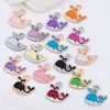 Série Oceano Pingente de Baleia DIY Acessórios de Pulseira Decorativos Versáteis para o Dia a Dia, Disponível para Venda em Lote Misto, Direto do Fabricante, Transfronteiriço