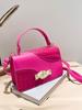 Bolsa Patchwork Nova Moda Verão 2026, Bolsa de Ombro Mão, Bolsa Transversal Simples Estilo Coreano, Bolsa Quadrada Pequena Tendência Atacado