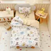 Jardín de Infancia Clase A Juego de Tres Piezas para la Siesta de Algodón Puro Juego de Ropa de Cama Infantil de Dibujos Animados Juego de Seis o Siete Piezas de Algodón Puro con Relleno de Almohada