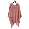 Primavera, Otoño e Invierno Nueva Tendencia Su Capa Chal Suéter Chaqueta Jersey Suelto Hueco Murciélago Camisa Suéter para Mujer