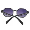 Nuevas Gafas de Sol Poligonales de Moda Europeas y Americanas para Hombres y Mujeres, Gafas de Sol Personalizadas de Estilo Punk Moderno 131 2388