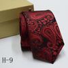 Lugar venta al por mayor corbata de seda de poliéster para hombre formal de negocios novio ventas tienda 4S corbata de traje de flecha 6cm