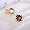 Gemelos, botones, accesorios de ropa para mujer con diseño de crisantemo con goteo de aceite fresco, botones para cuello de camisa de estilo niche ins, accesorios para manualidades