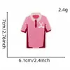 Nuevo Parche de Tela Bordado de Bola de Golf Rosa de Dibujos Animados Serie Deportiva Accesorios para Ropa Parche Bordado Parche Listo para la Venta