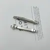 Suministro directo de fábrica nuevo grueso DIY versión ancha pinza de pico de pato de doble horquilla 9cm lazo pincho tres pinzas rígidas pinza para el pelo de mujer