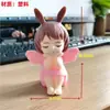 Estatueta de Bebê Anjo Annie Decoração para Bolo de Aniversário Decoração de Quarto Sala Mesa Decoração de Carro para Meninas