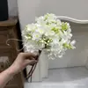Ramo de flores de jazmín artificial, ramo pequeño, ramo de novia, flores para decoración de mesa, flores artificiales estilo ins