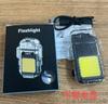 Mini Linterna Llavero Tipo-C Recargable Portátil Luz Exterior Fuerte Magnético Luz de Trabajo Llavero Encendedor