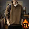 Nova coleção de primavera de 2026: camiseta masculina grossa preta de alta qualidade, blusa de manga comprida popular estilo americano, camisa masculina estilosa e sofisticada