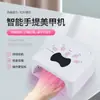 Lâmpada de unha inteligente premium com novo design de pata de gato, lâmpada de cura de unha UV/LED, lâmpada de unha portátil para esmalte em gel