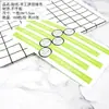 Etiqueta Adhesiva Larga Xue Mei Niang Etiqueta Selladora Puff de Yema de Huevo Pastel Puff Hilo de Carne Etiqueta de Horneado Xiaobei