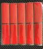 Juego de 10 piezas de pegatinas reflectantes de advertencia de seguridad nocturna para coche, anticolisión, tiras reflectantes impermeables, PET multifuncional para vehículos eléctricos