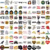 105 Peças Estilo Beatles 2. Rocha. Adesivos de graffiti. Adesivos Impermeáveis DIY para Guitarra, Caderno, Mala