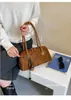 Bolso Simple Retro de Ante y Flocado para Mujer 2026 Nuevo Estilo Moda para Viajes Diarios Bolso de Hombro Único Otoño Invierno Bolso de Mano Tipo Almohada