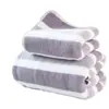 Toalla de baño de vellón de coral toalla raya ancha toalla grande toalla de baño grande toalla facial absorbente toalla transfronteriza toalla de baño