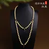 Cadena para Colgar Thangka de Taiga Cadena de Marca Buda Tailandés Estilo Nacional Collar del Tíbet Hueso de Vaca de Imitación Hebilla de Pico de Águila Hebilla Universal para Colgar