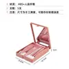 Agarre Loco Transfronterizo 5 Brochas de Maquillaje, un Set Completo de Espejo Portátil de Viaje, Sombra de Ojos, Brocha para Polvos, Corrector de Maquillaje, Herramientas de Belleza