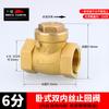 Válvula de retención vertical de cobre puro válvula de retención horizontal 4/6 minutos 1 pulgada rosca interior y exterior tubería de agua medidor de agua calentador de agua válvula de retención