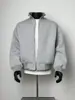 Estilo de Diseño Otoño e Invierno Unisex Manga Larga Cuello Alto Simple Versátil Cierre de Cremallera Chaqueta Sudadera Top de Moda