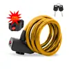 Candado Antirrobo para Bicicleta Correa Gruesa Anti-Corte Soporte Candado con Llave para Vehículo Eléctrico Anillo de Bloqueo Candado con Contraseña para Bicicleta