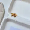 Novos Acessórios Versáteis de Estilo de Rua Versão Coreana Anel Largo Criativo de Folha de Estanho Dourado Pica-pau Anel de Celebridade da Internet Feminino
