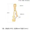Hebilla de Seguridad de Plata de Ley S925 Hebilla de Clip para Hombres y Mujeres Hebilla de Semilla de Melón de Jade Hetian Accesorios DIY Cabezal de Hebilla Colgante de Jade