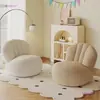 Sillón sofá hogar balcón persona única ocio silla nube celebridad de internet silla de lana de cordero pera estilo ins sofá perezoso