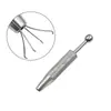 Pegador de Bolas de Parafuso de Aço Inoxidável Ferramenta de Fixação de Quatro Garras Ferramenta Auxiliar para Colocar Brincos