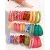 Joyas de Venta Caliente Transfronterizas Europeas y Americanas Set de Pendientes Exagerados Pendientes Geométricos Pendientes de Resina Coloridos Pendientes en Forma de C Accesorios