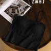 Camisola de chica pura y sexy, ropa interior y exterior para mujer, verano 2024, de una pieza, con almohadilla para el pecho, top adelgazante de belleza en la espalda