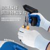 Guantes de Protección Laboral de Goma Universales Engrosados a Prueba de Aceite Resistentes al Desgaste Goma Trabajo en Obra Plástico Antideslizante Colgante Goma Ding Qing Guantes