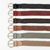 Cinturón Tejido Simple y de Moda para Mujer, Vestido Decorativo de Gama Alta, Hebilla de Pin sin Perforación, Fábrica de Cinturones Hechos a Mano para Niñas