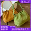 Nuevo Bolso de Hombro de Gamuza con Cordón de Nicho Bolso de Mano de Gama Alta Bolso Cruzado de Hombro Único de Moda Personalización de Fábrica