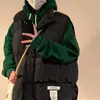 Chaleco de Algodón Oversize para Hombre, Chaleco Abrigo de Algodón Grueso y Cálido de Invierno, Chaleco Estilo Americano, Casual y Versátil