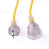 Cable de Extensión de Doble Enchufe Estándar Australiano Cable de Alimentación de Tres Enchufes Estándar Australiano con Cable de Extensión de Enchufe de Cola Estándar Australiano