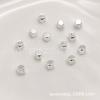 Color Oro Real 18K Conservación del Color Esquinas Redondeadas Cubos Cuadrados Facetados Cuentas Espaciadoras de Cobre Puro Biseladas Cuentas Espaciadoras Accesorios para Joyería DIY Cubos Cuadrados