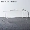Soporte de Exhibición de Escalera Acrílica para Muñecas Pop Mart Caja Sorpresa, Soporte de Exhibición de Escritorio para Figuras, Estante de Almacenamiento Transparente Jazmín