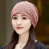 Sombrero de Nuevo Estilo para Mujer, Verano, Delgado, Cubre-Cabello Blanco, Transpirable, Calado, Gorra Apilada, Estilo Occidental, Sombrero con Bolsa de Encaje para Mujer