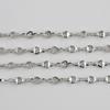 Corrente de joias feita à mão, faça você mesmo, pulseira, colar, fabricação, corrente de ferro galvanizado, corrente de cobre, corrente de aeronave, corrente de um metro