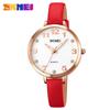 Skmei time beauty tremolo compacto correa de reloj para mujer escala de diamantes reloj de cuarzo para mujer