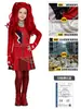 Disfraz de Cosplay de Descendientes 5 Caperucita Roja para Niñas, Vestido Rojo, Disfraz de Princesa Roja de Halloween