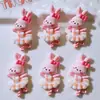 Acessórios de Resina DIY Adesivos para Capa de Celular Acessórios de Cabelo para Crianças Fivelas de Sapato Transfronteiriças Tampas de Palha Acessórios de Cola de Creme Coelho de Ballet