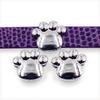 Accesorios de Garra de Gato Hueso de Perro Coloridos de 8 mm Pulsera Personalizada DIY Accesorios para Collar de Mascota Joyería de Aleación con Pedrería