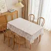 Mantel con Borla de Flor de Amor de Mariposa, Mantel Rectangular para Mesa de Comedor, Cubierta de Mesa de Café con Borde de Encaje, Cubierta para Escritorio del Hogar, Estilo Campestre
