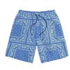 Verano transfronterizo nuevo para hombre pantalones cortos de flor de anacardo estilo Hong Kong moda juvenil casual holgados estampados pantalones grandes con abertura