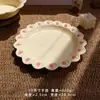 Conjunto de tigela e prato foscos pintados à mão estilo Ins, pratos de cerâmica de alto valor, tigelas para uso doméstico, tigelas de sopa, tigelas de ramen, pratos de jantar, louças