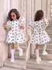 Vestido de Princesa para Niña 26 Elegante de Alta Gama para Niñas Dama de Honor Bebé Capa de Aire Vestido de Cumpleaños de Noche Venta al por Mayor