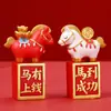 Nuevos Adornos de Venta Caliente del Año del Caballo, Adornos de "Hazte Rico al Instante", Regalos Creativos para Niños, Decoraciones de Escritorio, Decoraciones para la Entrada