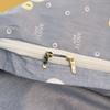 A6L Algodón Dormitorio Estudiantil Juego de Tres Piezas Cama Superior e Inferior Ropa de Cama 100 Sábana Funda de Edredón Juego de Seis Piezas Edredón